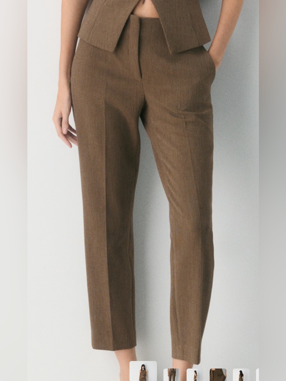 Babaton Taupe Dress Pants